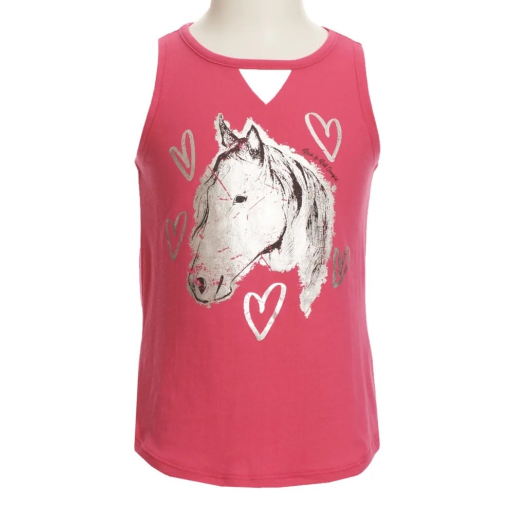 Rock & Roll Denim Girls Tank Top NWT